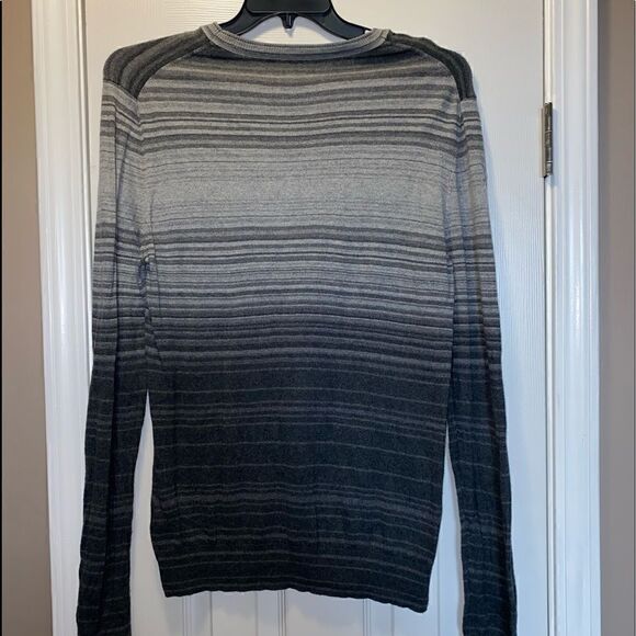 Marc Anthony Grey striped Light Sweater - Picture 5 of 6